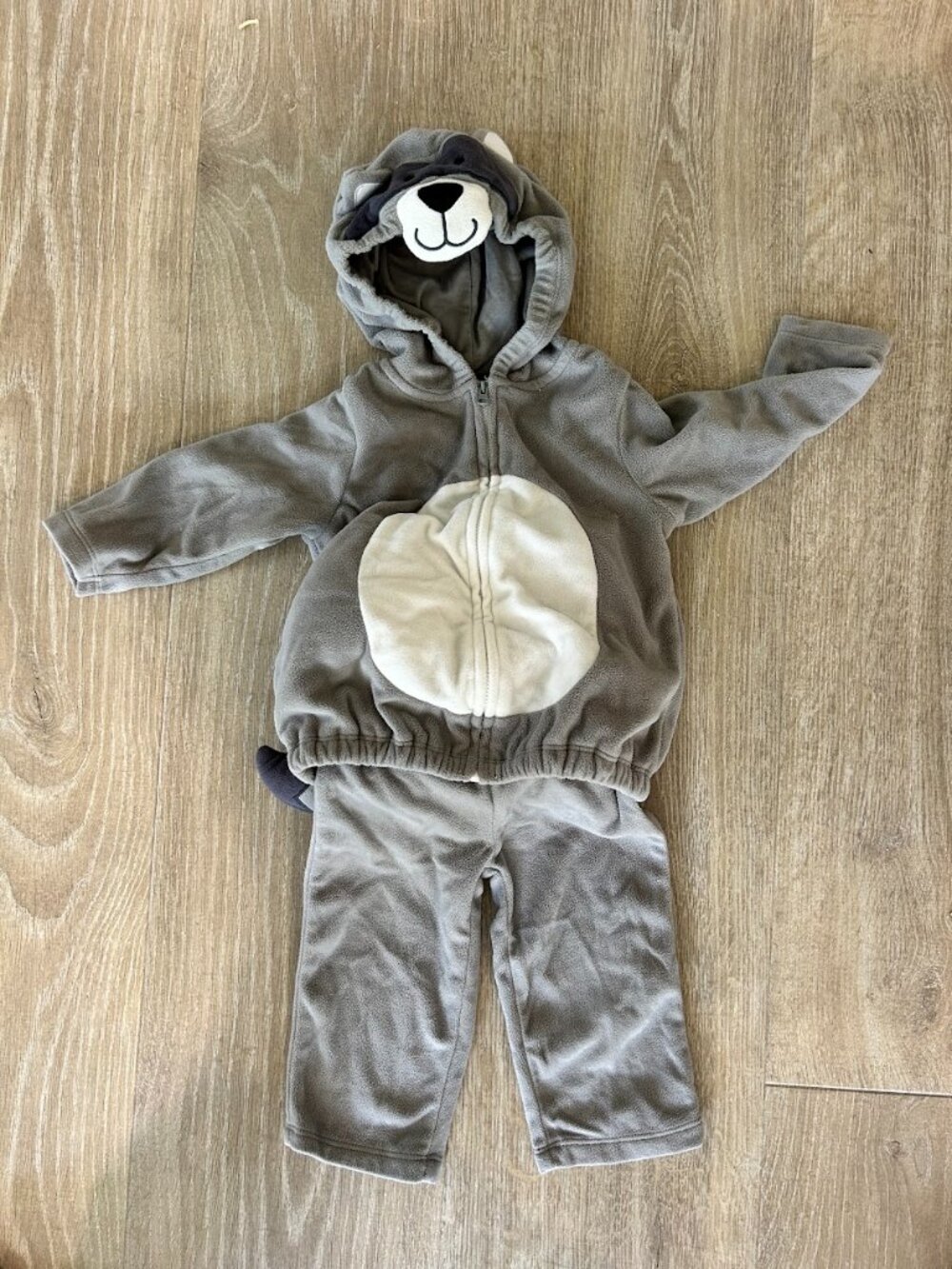 Carter's Gray Wolf Husky Costume 18 Months 2-Piece Halloween